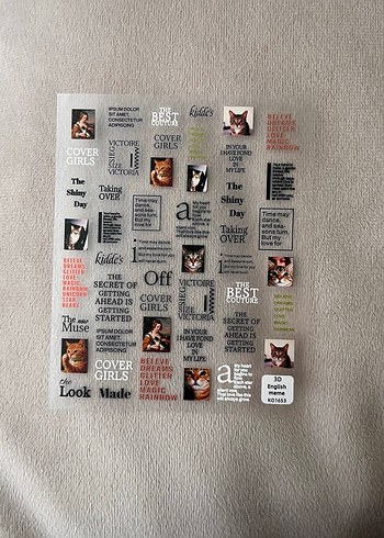 Tırnak stickeri - Görsel 4