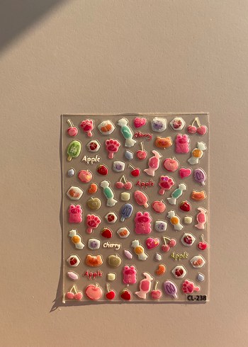 Sheinside Pastel Renkli Tırnak Süslemeleri