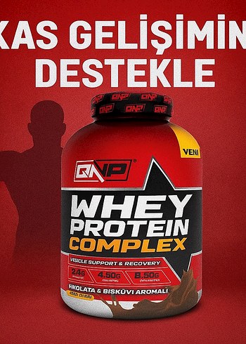 GNP Whey Protein Complex Çikolata Aromalı
