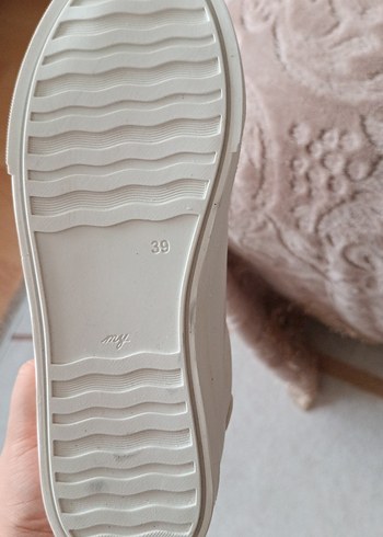 39 Beden beyaz Renk Beyaz Bağcıklı Kadın Sneakers