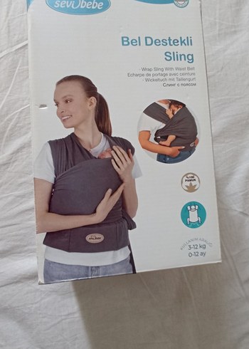 Bel Destekli Bebek Slingi 0-12 Ay