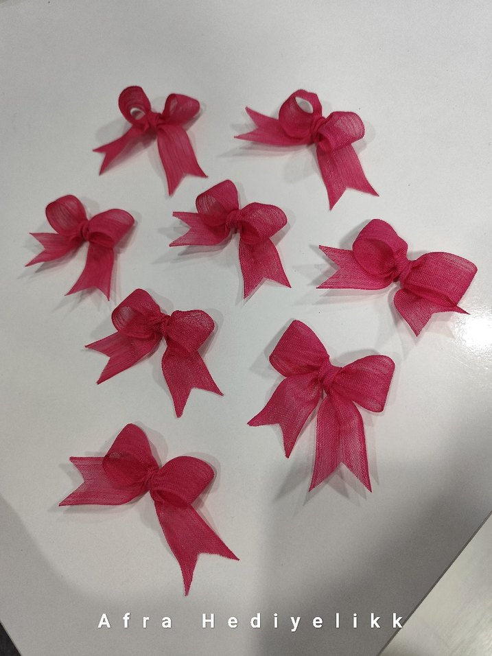 Keten Fiyonk Kurdele Fuşya - Görsel 2