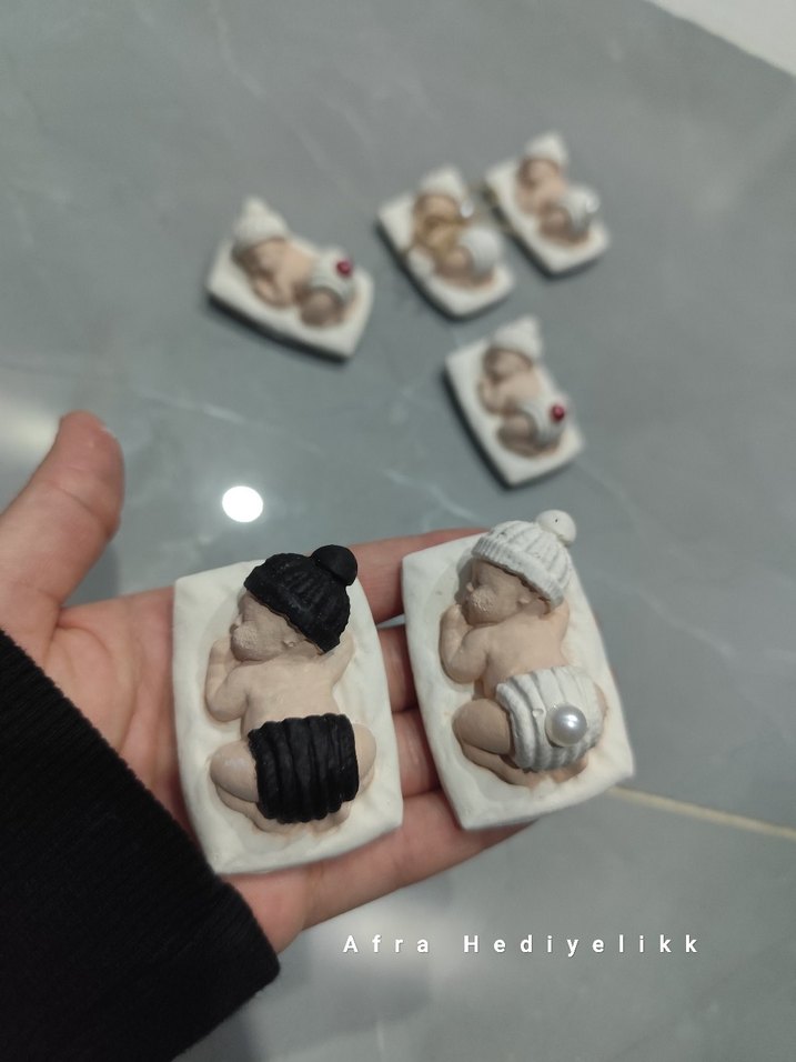 Bebek Figür Obje Hediyelik Magnet - Görsel 4