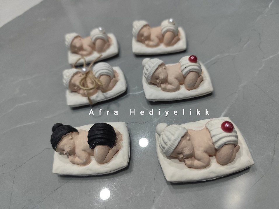 Bebek Figür Obje Hediyelik Magnet - Görsel 2