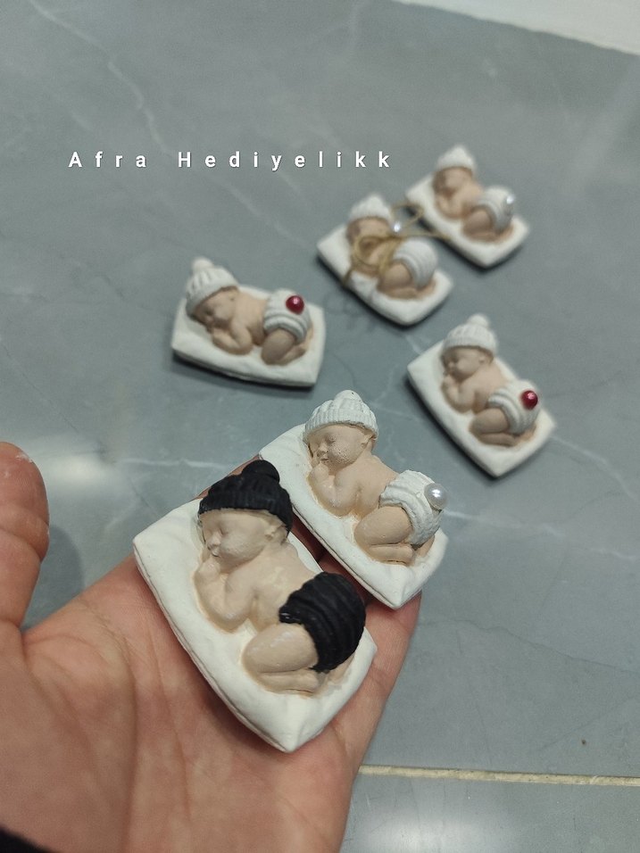 Bebek Figür Obje Hediyelik Magnet - Görsel 5