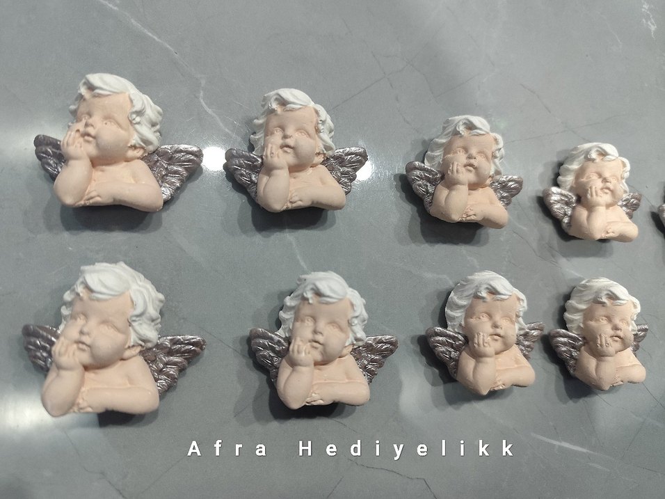 Kanatlı Melek Obje Hediyelik Magnetler - Görsel 2