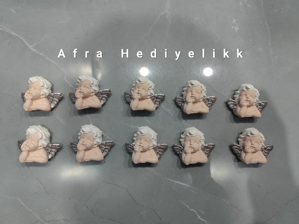 Kanatlı Melek Obje Hediyelik Magnetler - Görsel 5