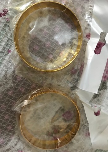 Elastik Altın Renk Kadın Bileklik Seti - Görsel 3