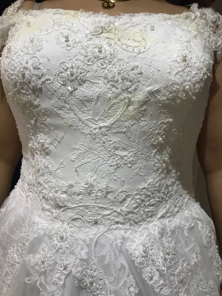 Straplez Midi Prenses Gelinlik - Görsel 5