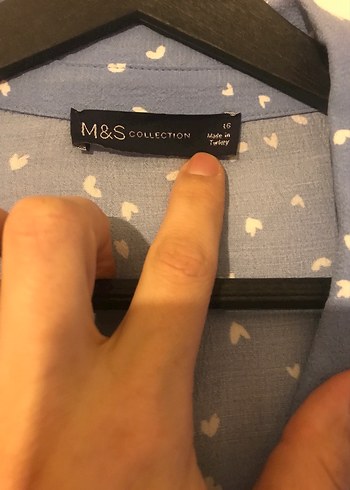 Mavi Uzun Rahat Kesim Keten Elbise - Görsel 3