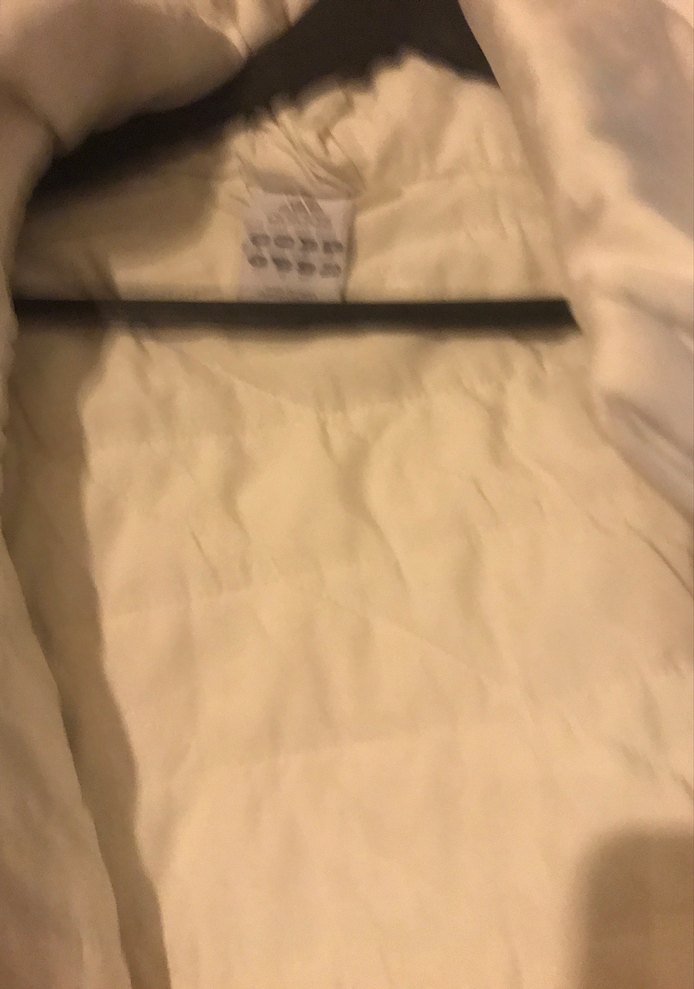 Beyaz Kemerli Keten Kadın Ceket - Görsel 3