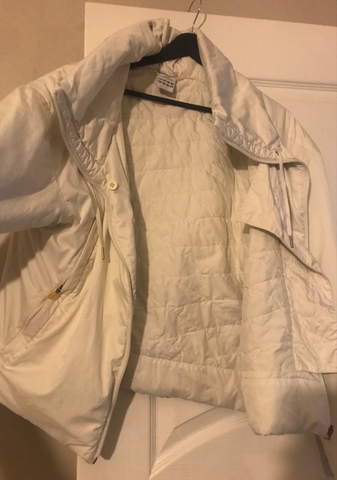 Beyaz Kemerli Keten Kadın Ceket - Görsel 4