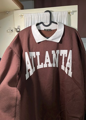 Diğer Kadın Kahverengi Oversize Sweatshirt