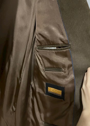 Bej Süet Erkek Ceket Düğmeli - Görsel 4