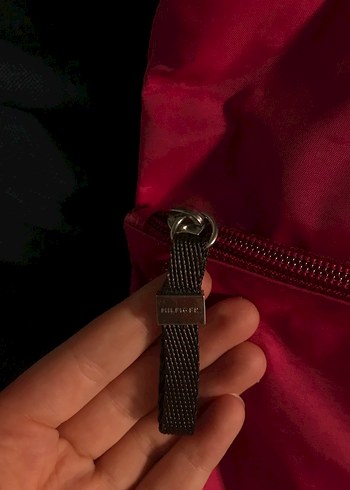 Tommy Hilfiger Fermuarlı Pembe Kadın Omuz Çantası