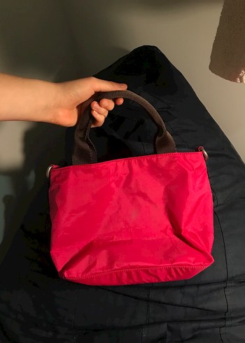 Beden Fermuarlı Pembe Kadın Omuz Çantası