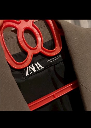 Zara haki blazer ceket - Görsel 4