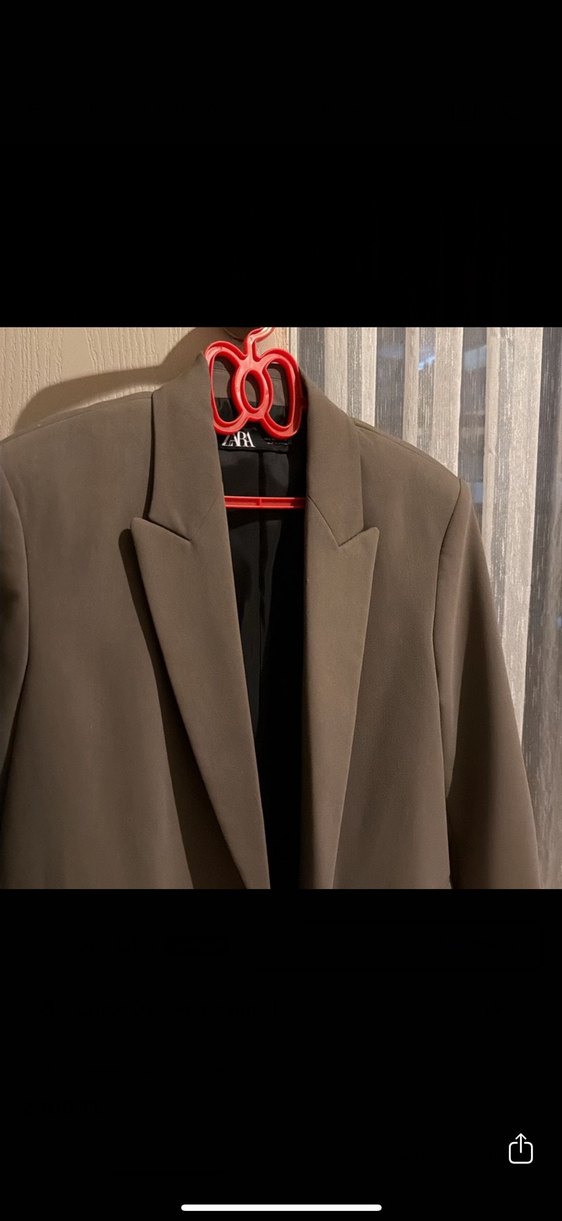 Zara haki blazer ceket - Görsel 2