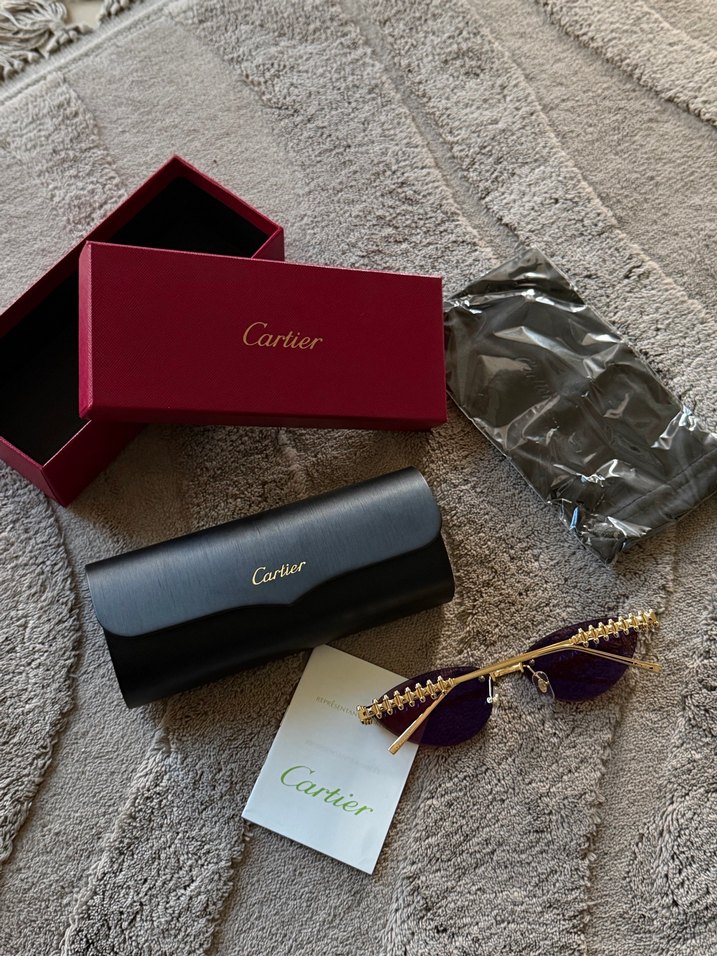 Full set Cartier gözlük - Görsel 2