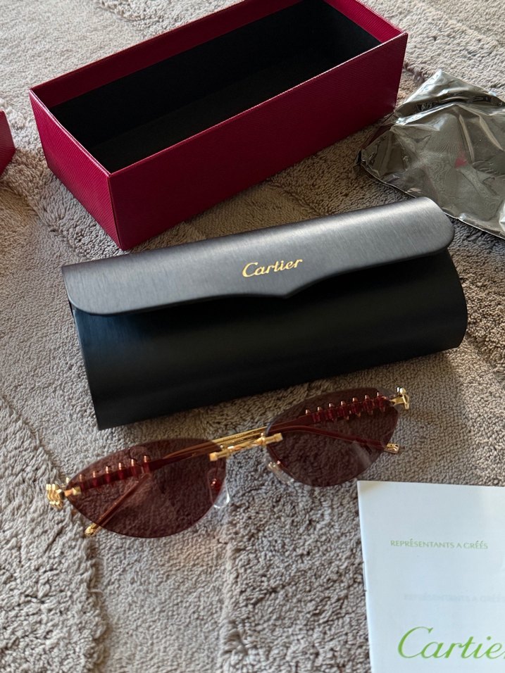 Full set Cartier gözlük - Görsel 4