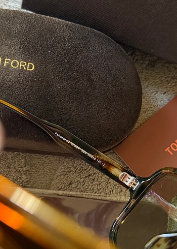Tom Ford Kadın Kahverengi Şeffaf Gözlük - Görsel 5