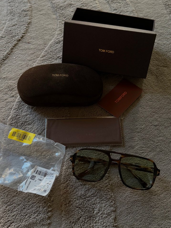 Tom Ford Kadın Kahverengi Şeffaf Gözlük - Görsel 2