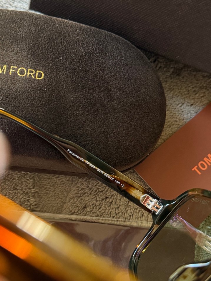 Tom Ford Kadın Kahverengi Şeffaf Gözlük - Görsel 5