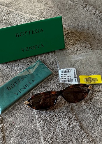 Bottega Veneta Kemer Detaylı Kahverengi Vintage Gözlük - Görsel 8