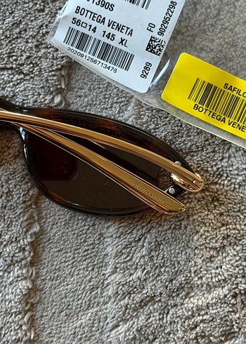 Bottega Veneta Kemer Detaylı Kahverengi Vintage Gözlük - Görsel 5