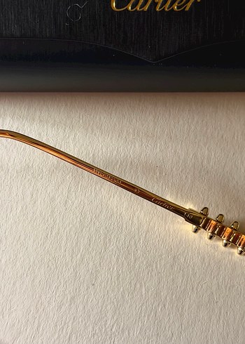 Cartier kahverengi güneş gözlüğü - Görsel 8