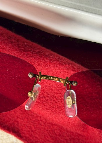 Cartier kahverengi güneş gözlüğü - Görsel 4