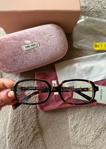 Miu miu şeffaf optik gözlük - Görsel 4