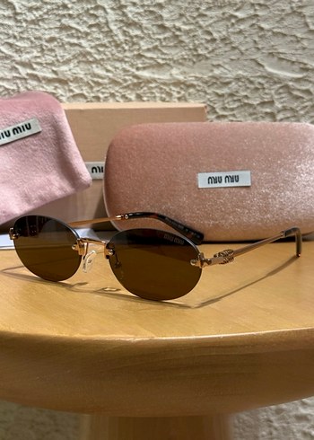 Kahverengi Parlak Kürklü Kadın Güneş Gözlüğü - Görsel 2