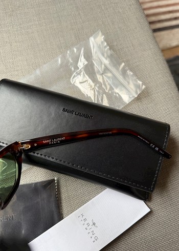 Bej Parlak Saint Laurent Kadın Gözlük - Görsel 6