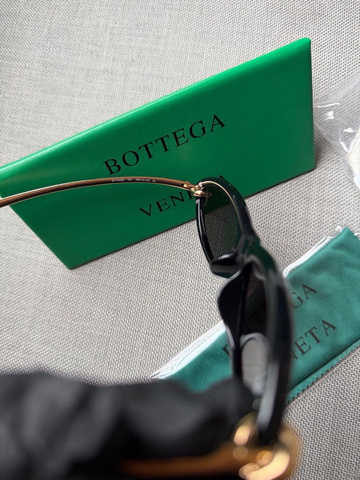 Bottega Veneta Altın Transparan Kadın Gözlük - Görsel 4