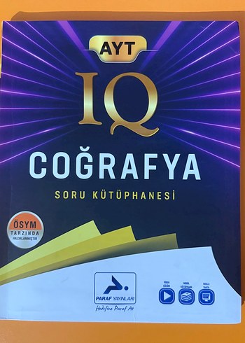 Paraf AYT IQ Coğrafya Soru Kütüphanesi/Soru Bankası(Ciltli)