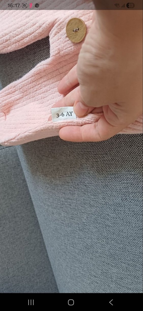 Pembe Örgü Bebek Tulum ve Şapka Seti - Görsel 2