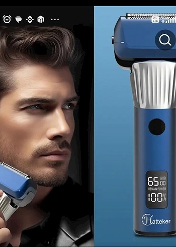 Beden Renk hatteker pro beş bıçaklı Mavi Erkek Elektrikli Tıraş Makinesi