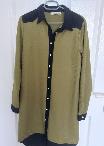 Düğmeli Uzun Kollu Tunik - Görsel 8