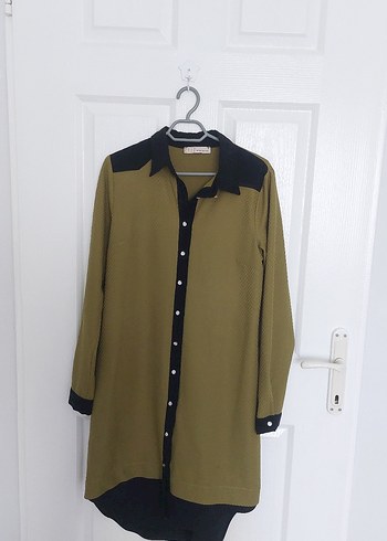 Düğmeli Uzun Kollu Tunik - Görsel 3