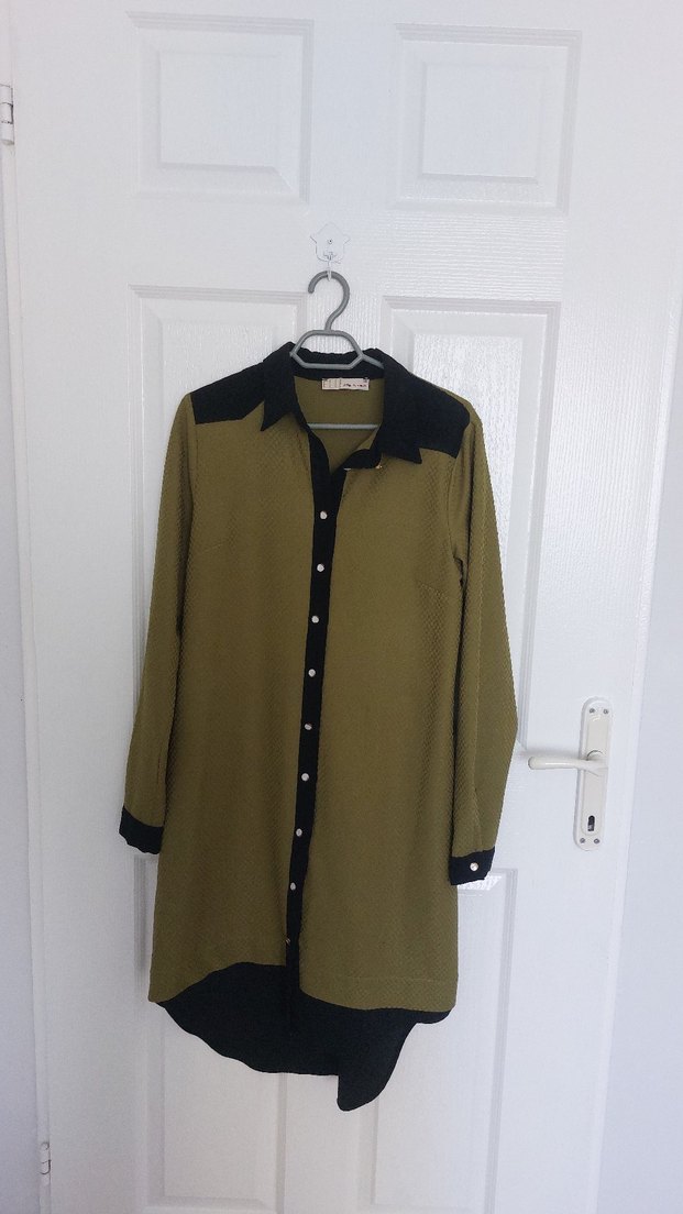 Düğmeli Uzun Kollu Tunik - Görsel 2