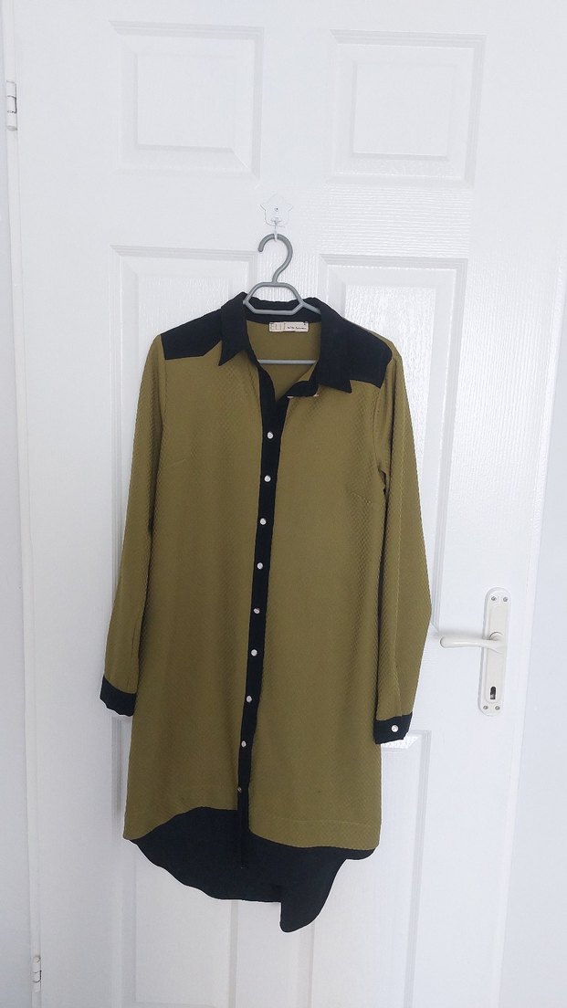 Düğmeli Uzun Kollu Tunik - Görsel 3