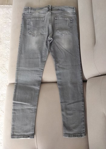 Gri Erkek Kot Pantolon - Görsel 2