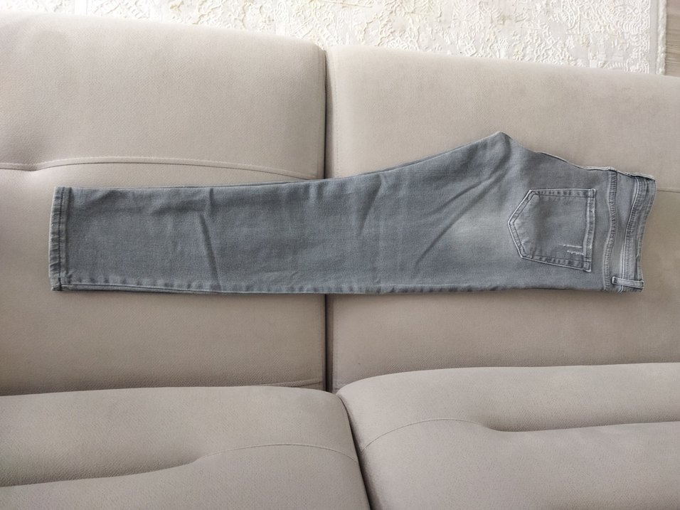 Gri Erkek Kot Pantolon - Görsel 3