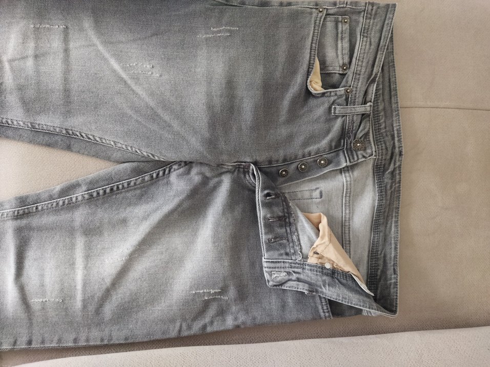 Gri Erkek Kot Pantolon - Görsel 4