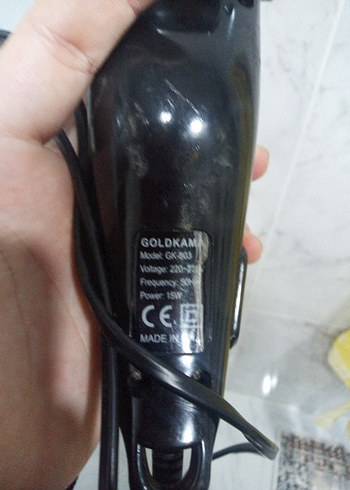 Beden Kablolu Koyu Mavi Tıraş Makinesi