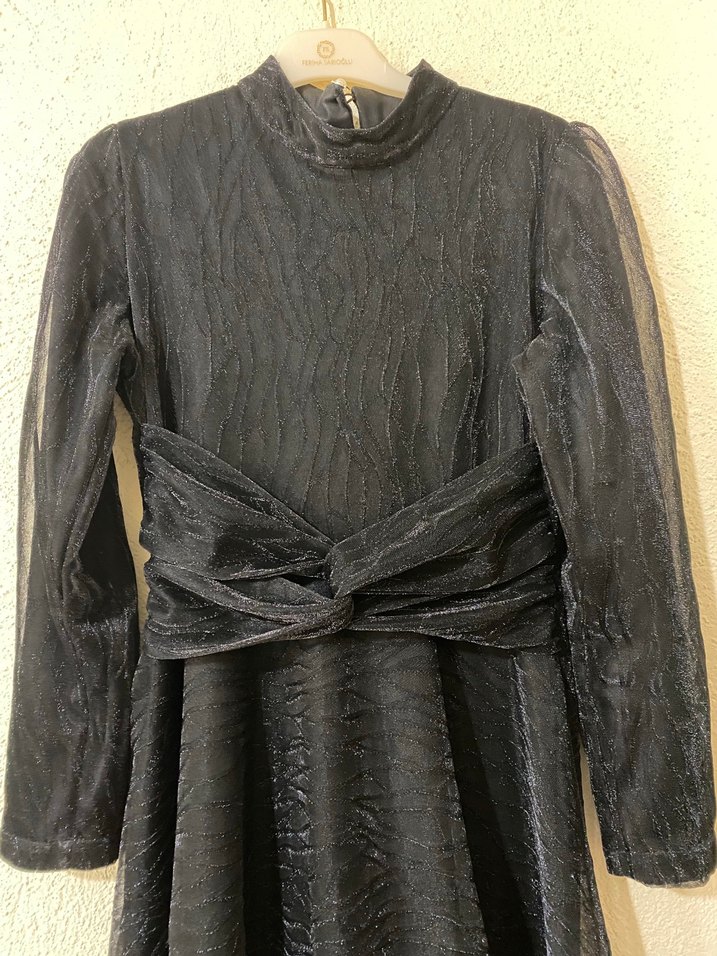 Tesettür abiye elbise - Görsel 2