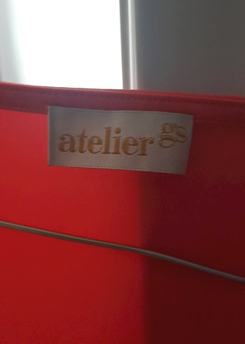 Manu Atelier mercan rengi kolsuz büyük beden