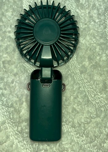 Koyu Yeşil Mini El Vantilatörü - Görsel 2