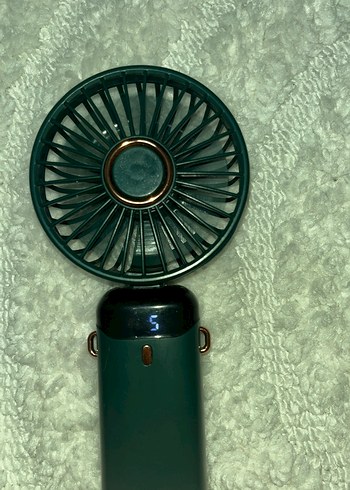 Koyu Yeşil Mini El Vantilatörü - Görsel 3